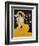 Poster of a Woman in a Yellow Dress by Jules Alexandre Grun-null-Framed Giclee Print