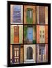 Poster of doors shot throughout Provence, France-Mallorie Ostrowitz-Mounted Photographic Print