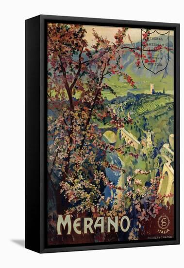 Poster of Merano, printed by Richter and C. Naples, c.1926-Mario Borgoni-Framed Premier Image Canvas