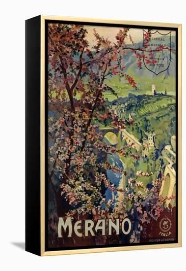 Poster of Merano, printed by Richter and C. Naples, c.1926-Mario Borgoni-Framed Premier Image Canvas