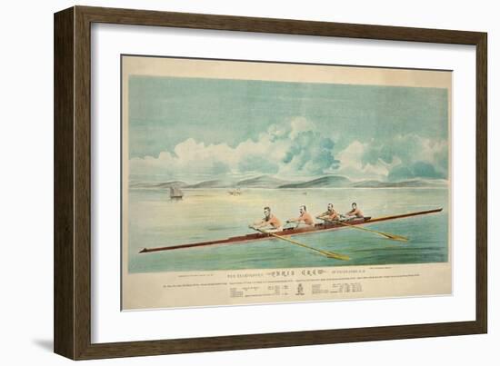 Poster of Rowing Crew-null-Framed Art Print