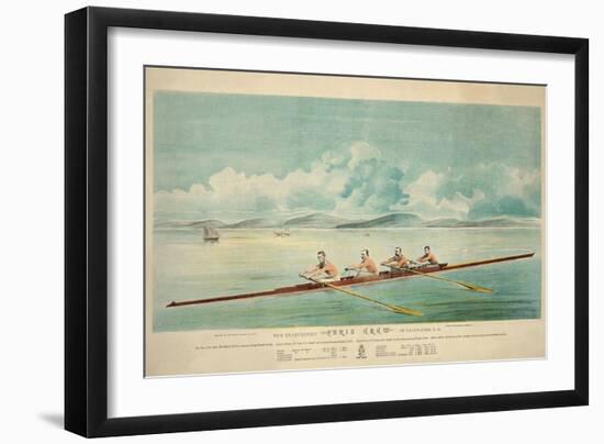 Poster of Rowing Crew-null-Framed Art Print