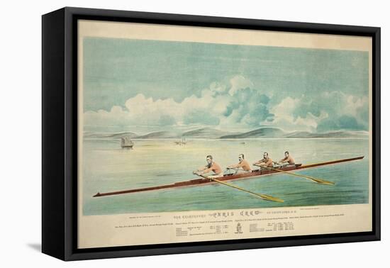 Poster of Rowing Crew-null-Framed Stretched Canvas