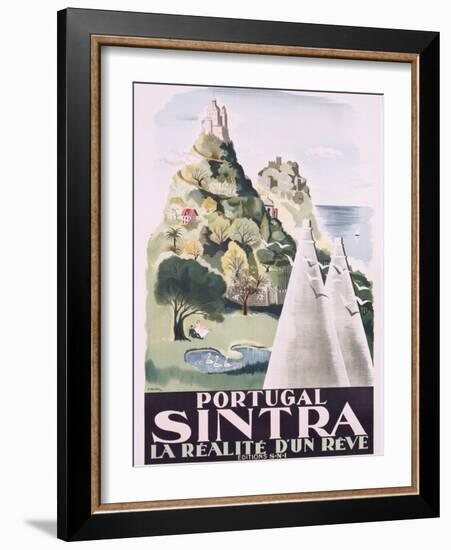 Poster of Sintra, Portugal, 1949-null-Framed Giclee Print