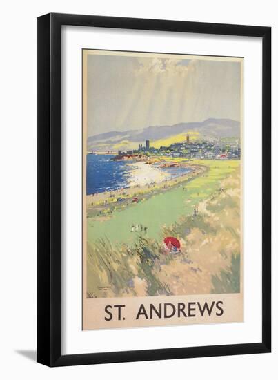 Poster of St. Andrews Golf Course-null-Framed Art Print