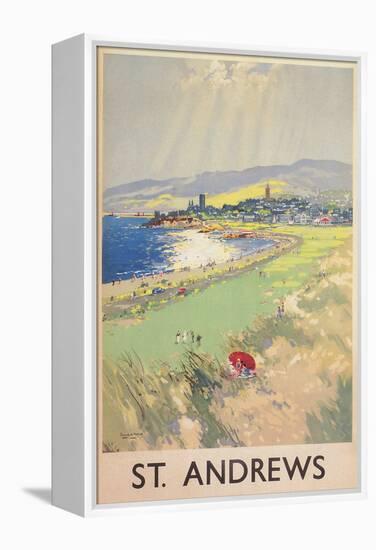 Poster of St. Andrews Golf Course-null-Framed Stretched Canvas