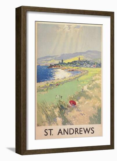 Poster of St. Andrews Golf Course-null-Framed Premium Giclee Print