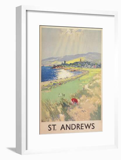 Poster of St. Andrews Golf Course-null-Framed Premium Giclee Print