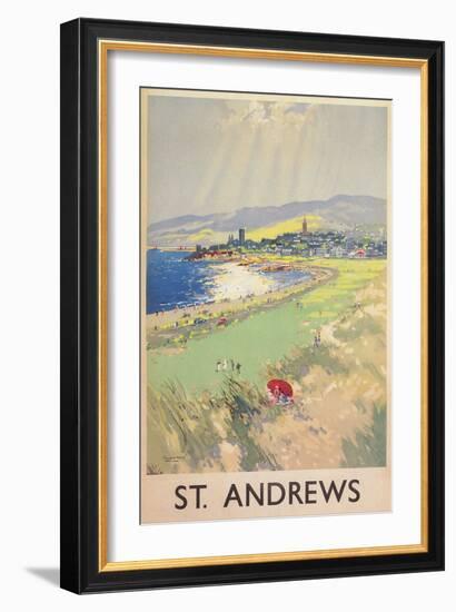 Poster of St. Andrews Golf Course-null-Framed Premium Giclee Print