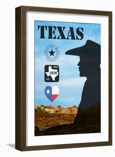 Poster of Texas-MishaAbesadze-Framed Art Print