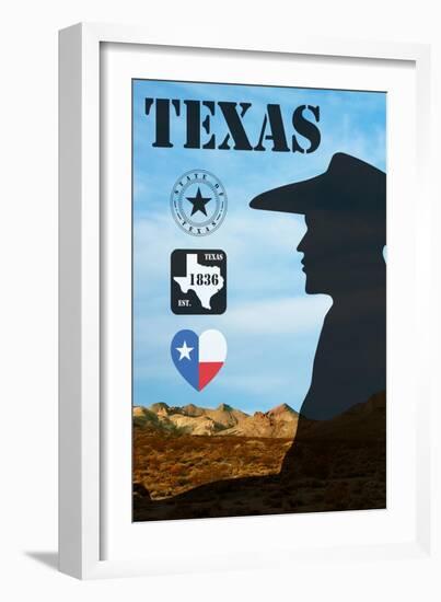 Poster of Texas-MishaAbesadze-Framed Art Print