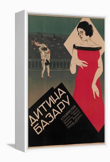 Poster of the French Movie  L'enfant Des Halles  by Rene Leprince (Movie Poster) , C.1927 (Lithogra-Anonymous Anonymous-Framed Premier Image Canvas