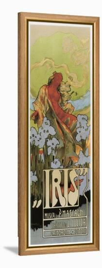 Poster, Opera 'Iris', 1898-Adolfo Hohenstein-Framed Stretched Canvas