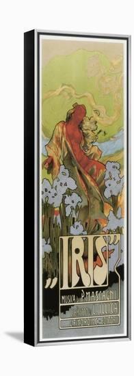 Poster, Opera 'Iris', 1898-Adolfo Hohenstein-Framed Stretched Canvas