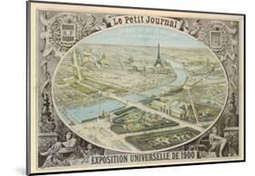 Poster Published by 'Le Petit Journal' to Advertise the Exposition Universelle in Paris, 1900-French School-Mounted Giclee Print