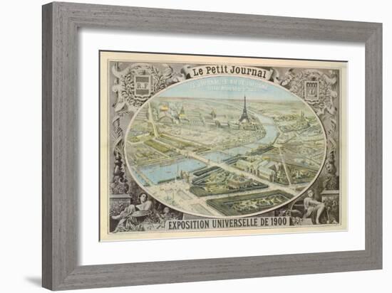 Poster Published by 'Le Petit Journal' to Advertise the Exposition Universelle in Paris, 1900-French School-Framed Giclee Print