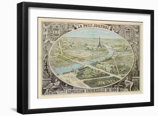 Poster Published by 'Le Petit Journal' to Advertise the Exposition Universelle in Paris, 1900-French School-Framed Giclee Print