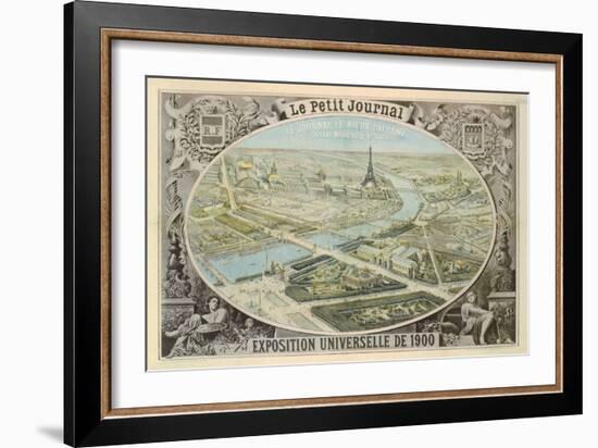 Poster Published by 'Le Petit Journal' to Advertise the Exposition Universelle in Paris, 1900-French School-Framed Giclee Print