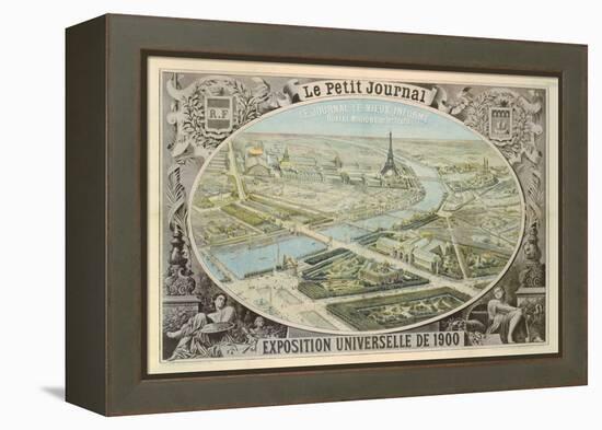 Poster Published by 'Le Petit Journal' to Advertise the Exposition Universelle in Paris, 1900-French School-Framed Premier Image Canvas