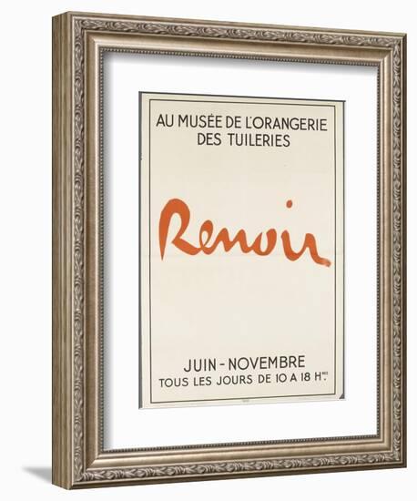 Poster: Renoir Musée De L'Orangerie in the Tuileries-null-Framed Giclee Print