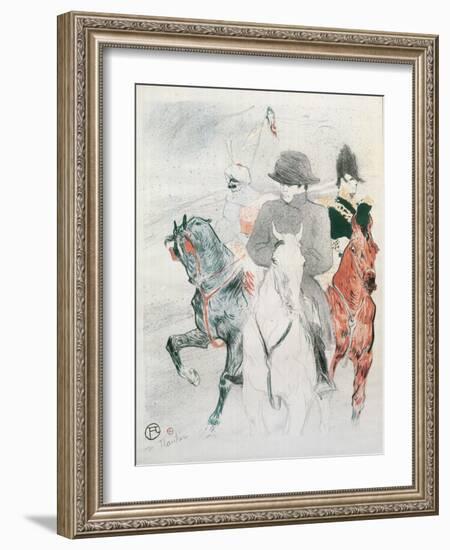 Poster to Advertise Professor Sloane's Biography, 'Life of Napoleon'; Published by the Century Comp-Henri de Toulouse-Lautrec-Framed Giclee Print