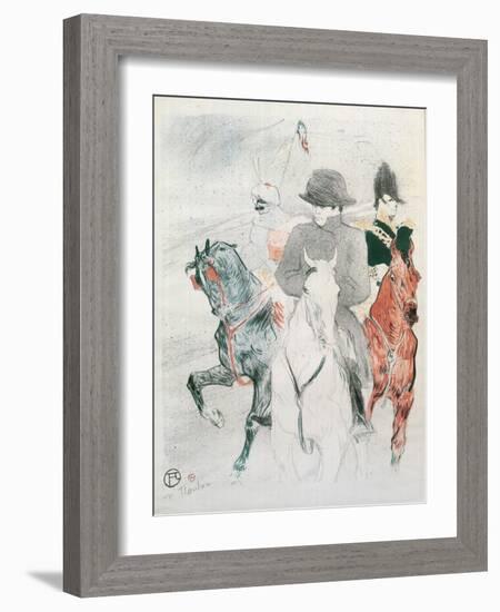 Poster to Advertise Professor Sloane's Biography, 'Life of Napoleon'; Published by the Century Comp-Henri de Toulouse-Lautrec-Framed Giclee Print