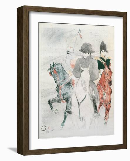 Poster to Advertise Professor Sloane's Biography, 'Life of Napoleon'; Published by the Century Comp-Henri de Toulouse-Lautrec-Framed Giclee Print