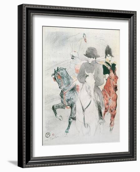 Poster to Advertise Professor Sloane's Biography, 'Life of Napoleon'; Published by the Century Comp-Henri de Toulouse-Lautrec-Framed Giclee Print