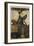 Poster with Woman in Vintage Automobile Holding Up Sherry Glass-Ramon Casas Carbo-Framed Giclee Print
