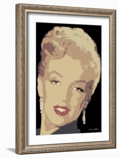 Posterized Marilyn-Chris Consani-Framed Art Print
