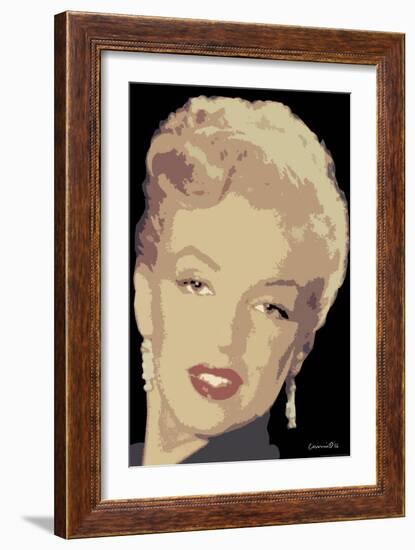 Posterized Marilyn-Chris Consani-Framed Art Print