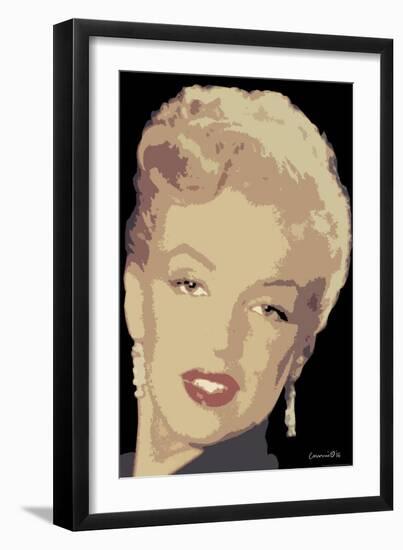 Posterized Marilyn-Chris Consani-Framed Art Print