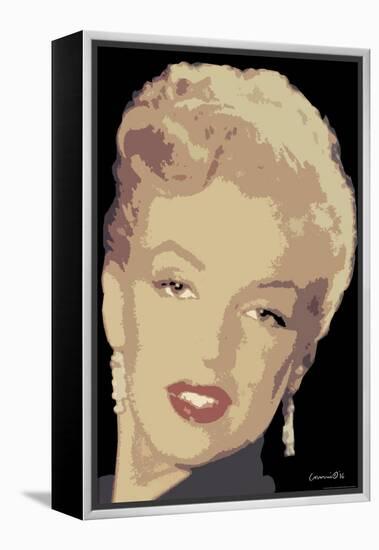 Posterized Marilyn-Chris Consani-Framed Stretched Canvas