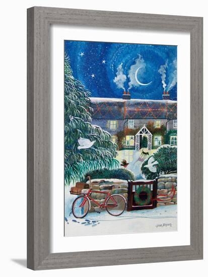 Postie's Bike-Lisa Graa Jensen-Framed Giclee Print