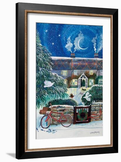 Postie's Bike-Lisa Graa Jensen-Framed Giclee Print