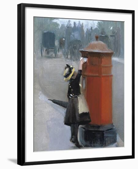 Posting A Letter-Albert Ludovici-Framed Premium Giclee Print