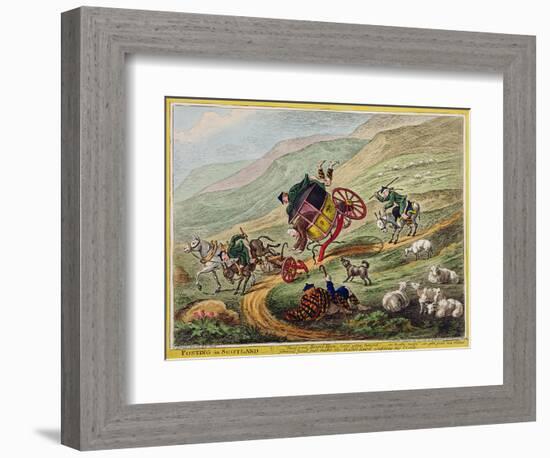 Posting in Scotland, Published by Hannah Humphrey, 1805-Charles Lorraine Smith-Framed Giclee Print