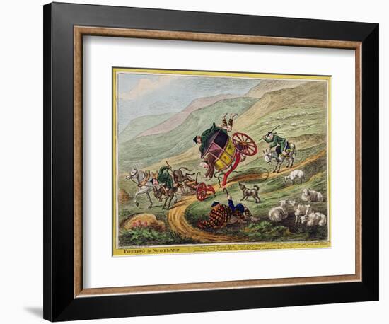 Posting in Scotland, Published by Hannah Humphrey, 1805-Charles Lorraine Smith-Framed Giclee Print