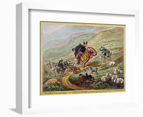 Posting in Scotland, Published by Hannah Humphrey, 1805-Charles Lorraine Smith-Framed Giclee Print