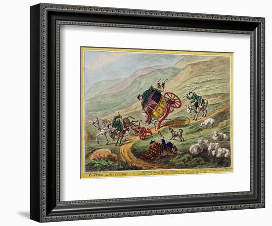 Posting in Scotland, Published by Hannah Humphrey, 1805-Charles Lorraine Smith-Framed Giclee Print