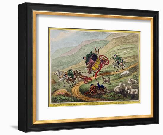 Posting in Scotland, Published by Hannah Humphrey, 1805-Charles Lorraine Smith-Framed Giclee Print