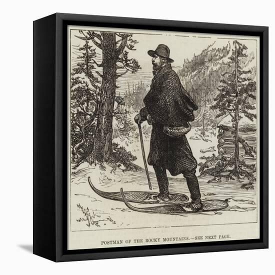 Postman of the Rocky Mountains-null-Framed Premier Image Canvas