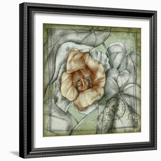 Postmark Tropicals IV-Jennifer Goldberger-Framed Art Print