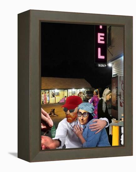 Postmodern Motel-Barry Kite-Framed Stretched Canvas