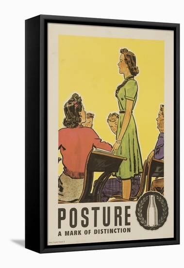 Posture: a Mark of Distinction Poster-null-Framed Premier Image Canvas