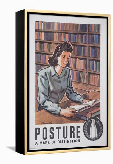 Posture: a Mark of Distinction Poster-null-Framed Premier Image Canvas