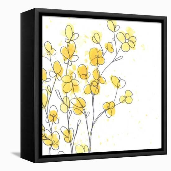 Posy Pop I-June Vess-Framed Stretched Canvas