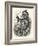 Pot-Bellied Father Christmas with Lots of Presents-Thomas Nast-Framed Art Print