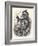 Pot-Bellied Father Christmas with Lots of Presents-Thomas Nast-Framed Art Print