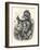 Pot-Bellied Father Christmas with Lots of Presents-Thomas Nast-Framed Art Print